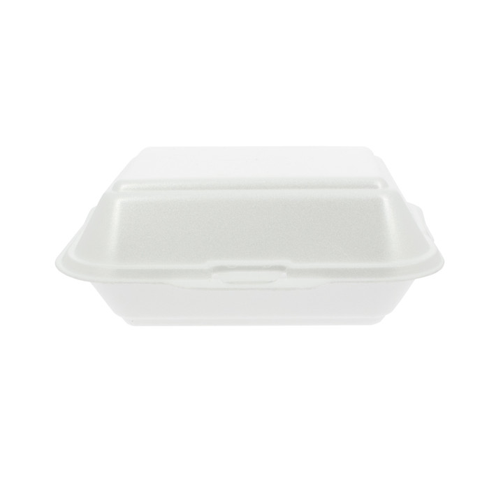 Foam Baguette Container White 1,85x1,5x0,70cm (125 Units)