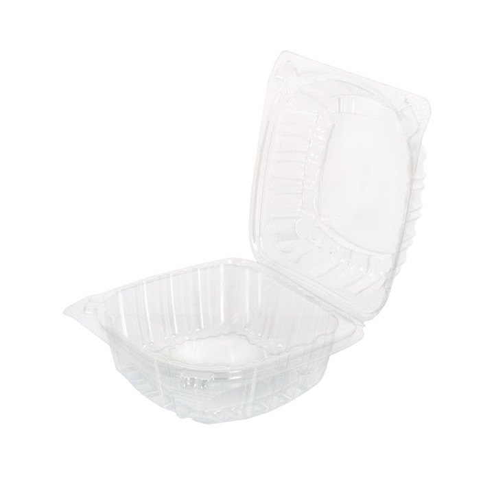 Plastic Hinged Deli Container OPS "Clear Seal" 120ml (125 Units)  