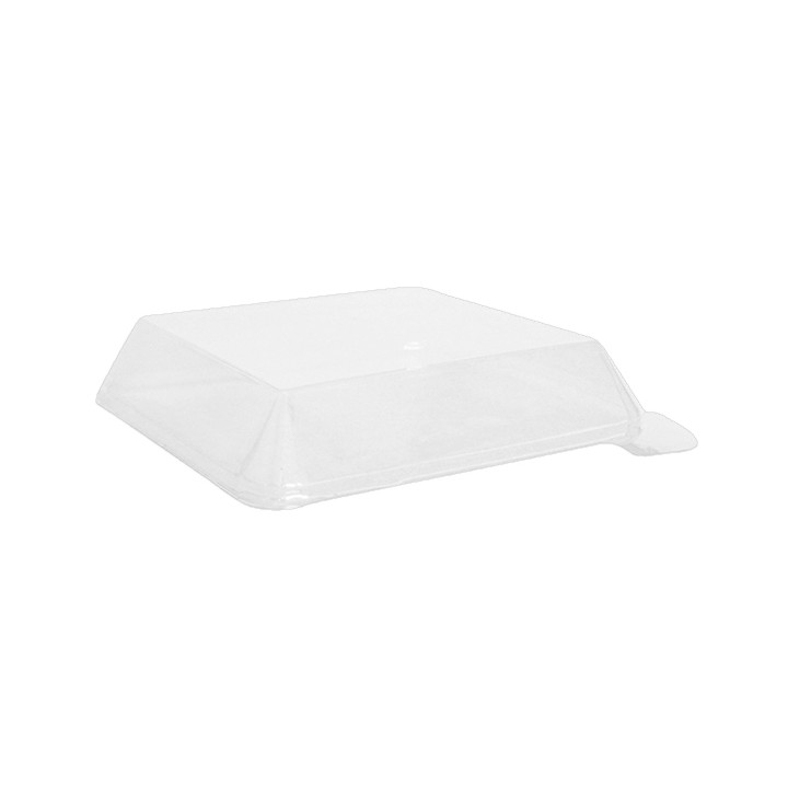 Plastic Lid PET Clear 14,1x14,1cm (100 Units)  