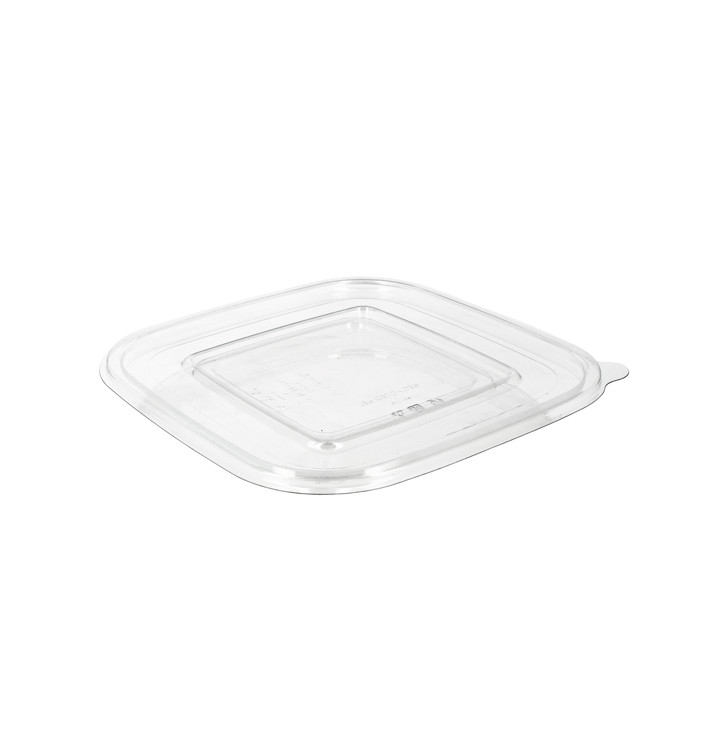 Plastic Lid PET for Plastic Bowl Flat 175x175mm (50 Units)