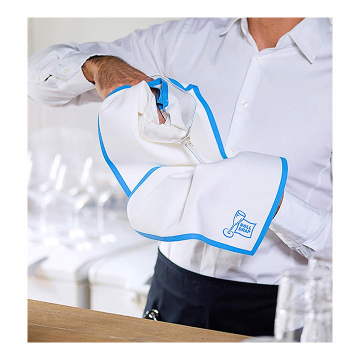 Dishcloth Roll "Roll Drap" Edgings Blue 40x80cm P40cm (160 Units)
