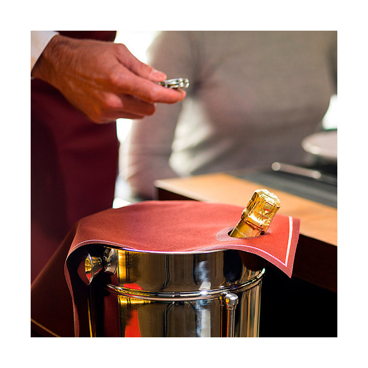 Cotton Cloths Ice Buckets Burgundy 40x40cm P40cm (300 Units)