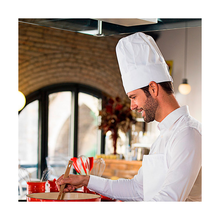Hat Chef Cotton White (1 Unit)