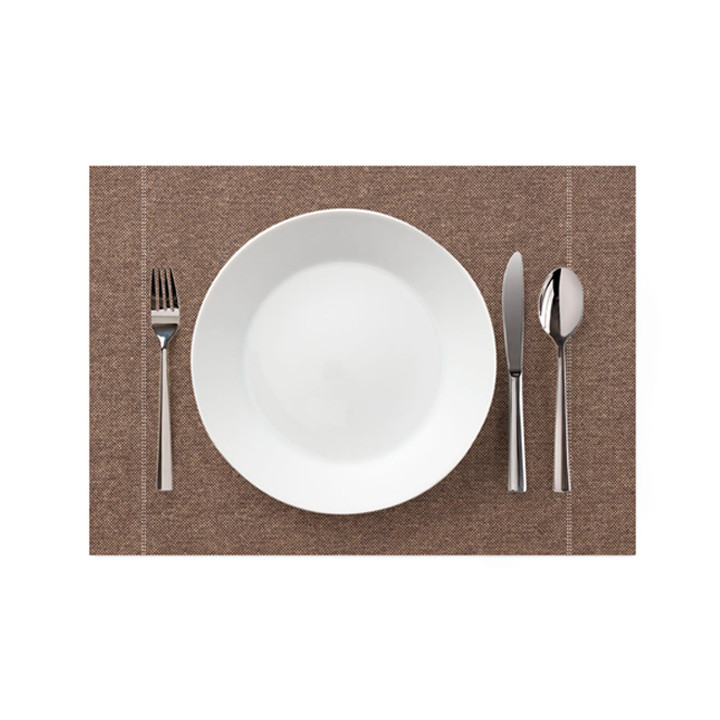 Cotton Placemat "Day Drap" Dark Brown 32x45cm (72 Units)