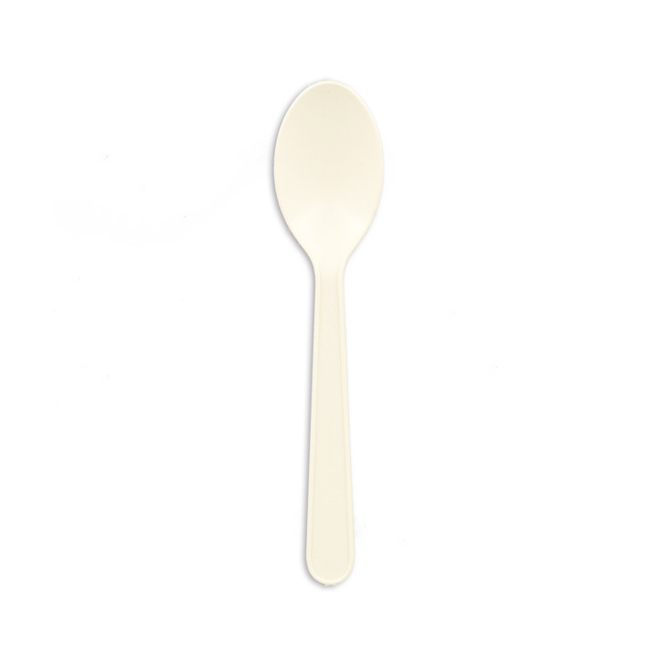 Cornstarch Teaspoon White PLA 12,5cm (50 Units) 