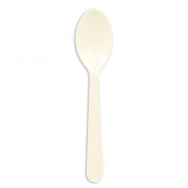 Cornstarch Teaspoon PLA White 12,5cm (1500 Uds)