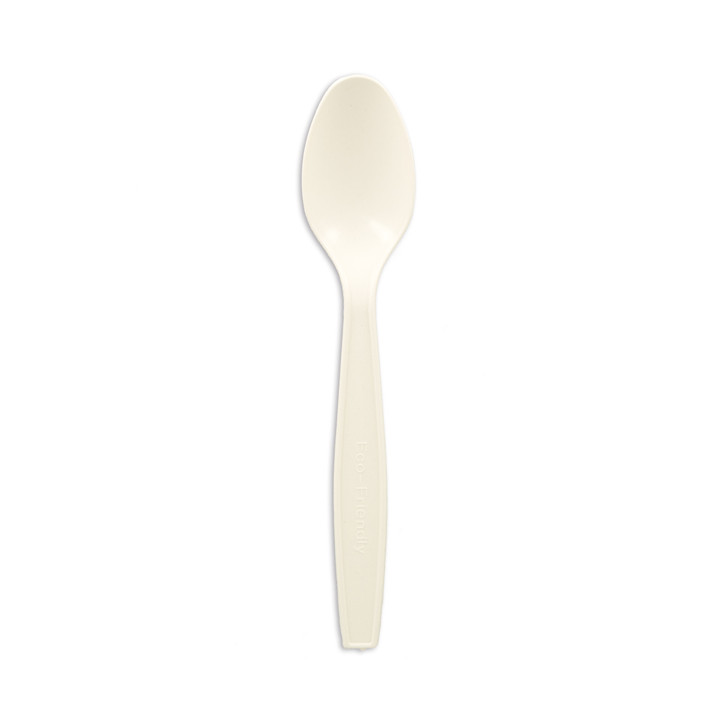 Cornstarch Spoon PLA White 16cm (1500 Uds)