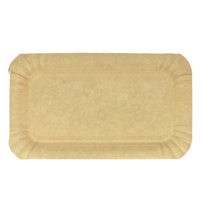 Paper Tray Rectangular shape Kraft 10x16 cm (100 Units)  