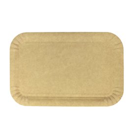 Paper Tray Rectangular shape Kraft 12x19 cm (100 Units)  