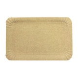 Paper Tray Rectangular shape Kraft 14x21 cm (100 Units)  