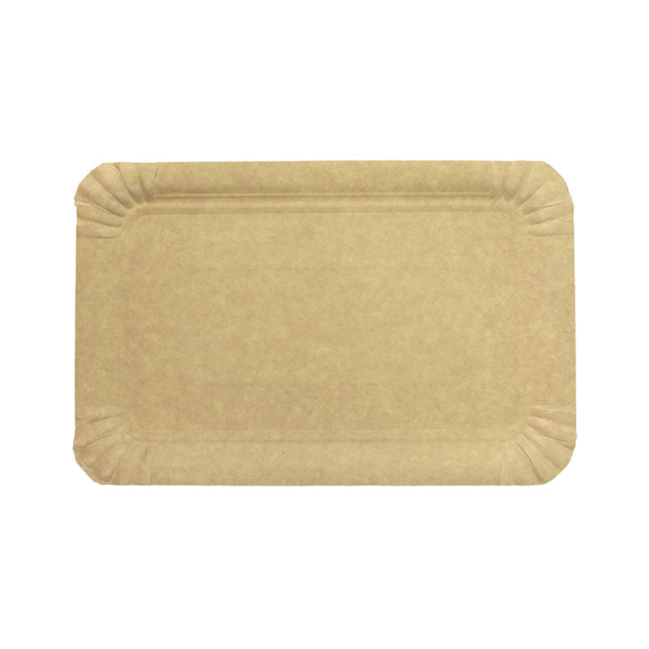 Paper Tray Rectangular shape Kraft 14x21 cm (2000 Units)