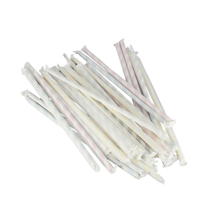 Paper Straw Flexible Pack Wrapped Ø0,6cm 23cm (250 Units)