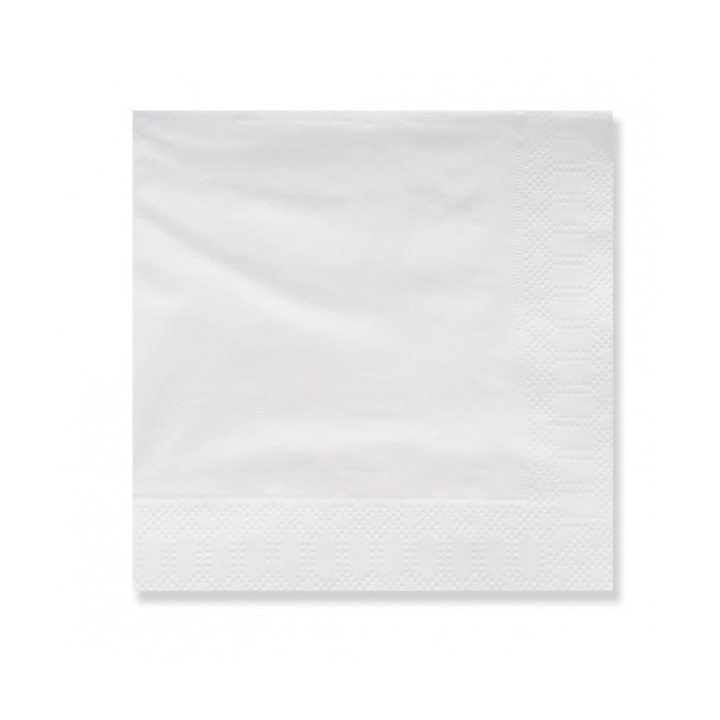 Paper Napkin 3 Layers White Edging 20x20 (100 Units)