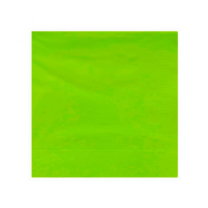 Paper Napkin Edging Pistachio 20x20cm 2C (100 Units)  