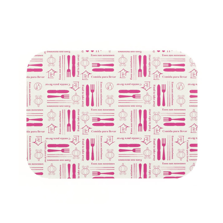 Paper Lid for Foil Pan "3 Cannelloni" 360ml (500 Units)