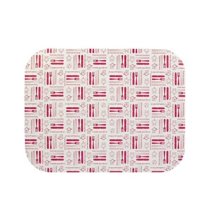 Paper Lid for Foil Pan "12 Cannelloni" 1180ml (600Units)