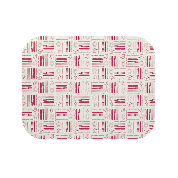 Paper Lid for Foil Pan "12 Cannelloni" 1180ml (600Units)