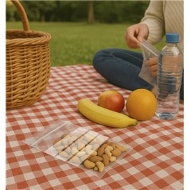 Plastic Zip Bag Seal top Write-On Block 8x12cm G-200 (1000 Units)