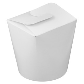 Paper Take-out Container White 529ml (50 Units) 