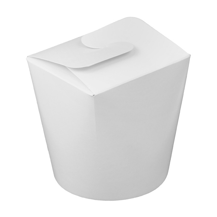Paper Take-out Container White 529ml (50 Units) 