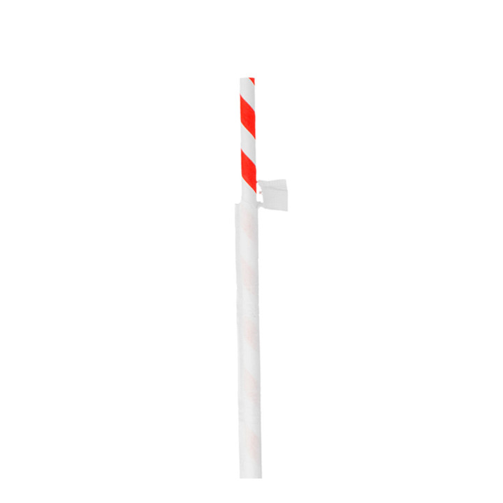 Paper Straw Straight Wrapped Ø0,6cm 20cm (250 Units)
