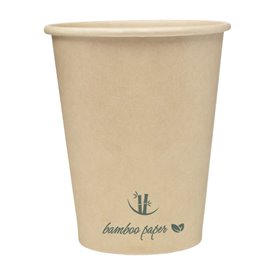 Natural Bamboo Paper Cup 8Oz/240ml Ø8,0cm (1.000 Units)