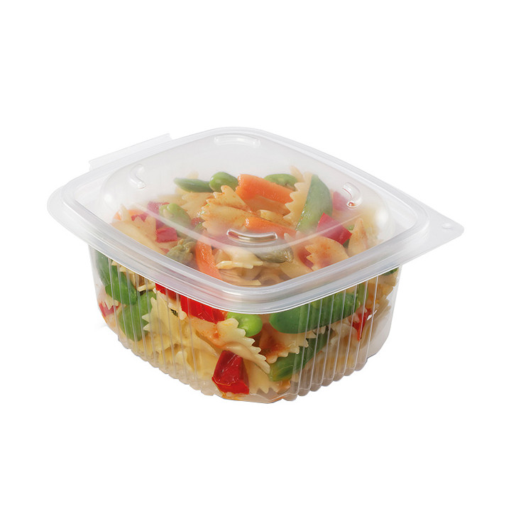 Plastic Container Microwave PP Transparente 750ml 14,2x12,3cm (50 Units) 