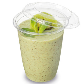 Plastic Cup PET Clear 400ml Ø9,5cm (50 Units) 