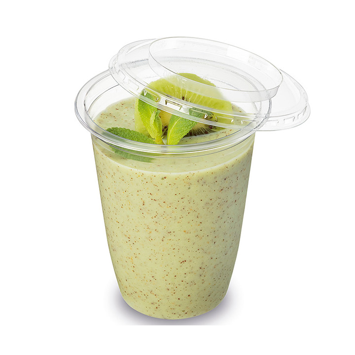 Plastic Cup PET Clear 400ml Ø9,5cm (50 Units) 