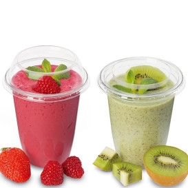 Plastic Cup PET Clear 400ml Ø9,5cm (50 Units) 