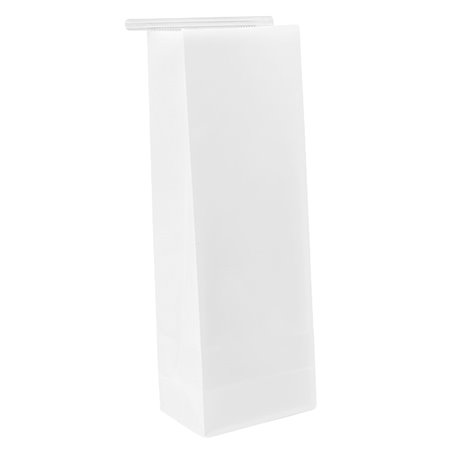 White SOS Bag with Closure 9+6x26 cm