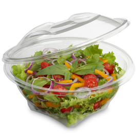 Plastic Salad Bowl APET Round shape Transparente 750ml Ø17,5cm (200 Units)