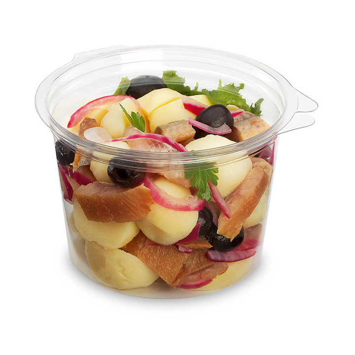 Plastic Container APET Round shape Transparente 500ml Ø12cm (40 Units) 