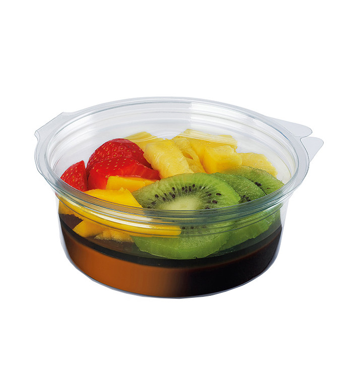 Plastic Container APET Round shape Transparente 400ml Ø12cm (40 Units) 