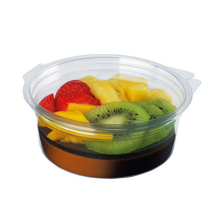 Plastic Container APET Round shape Transparente 400ml Ø12cm (40 Units) 
