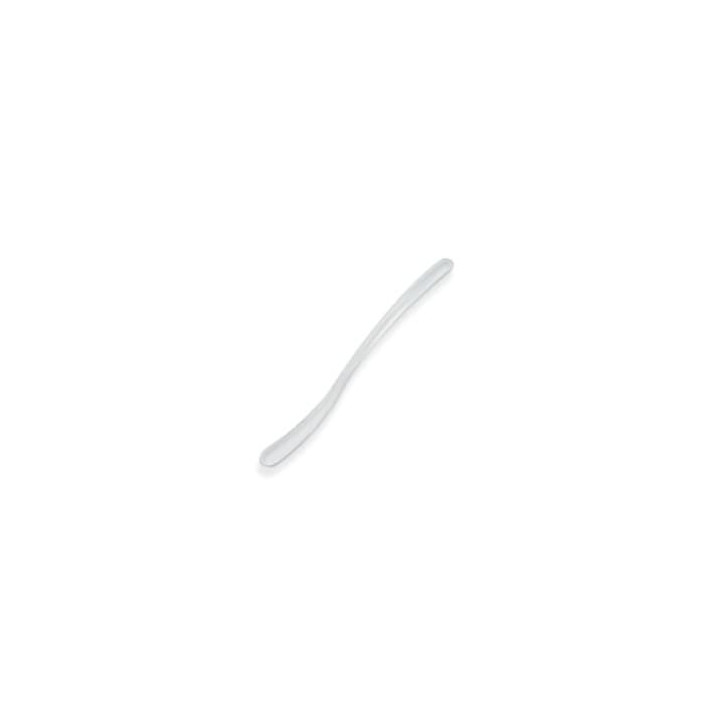 Plastic Teaspoon PS "Stirrer Wave" White 14,8cm (500 Units)  