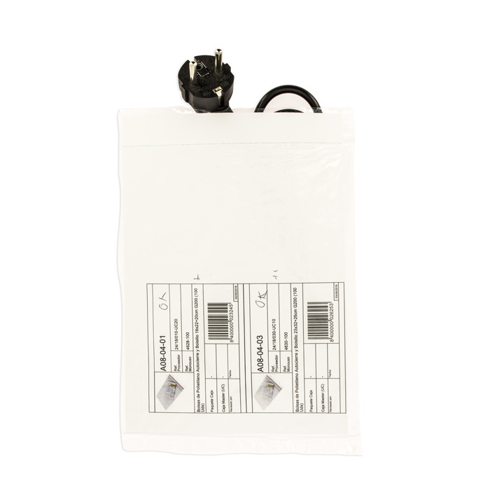 Plastic Bag Autoseal with Pocket 18x22,5+20cm G-200 (100 Units)