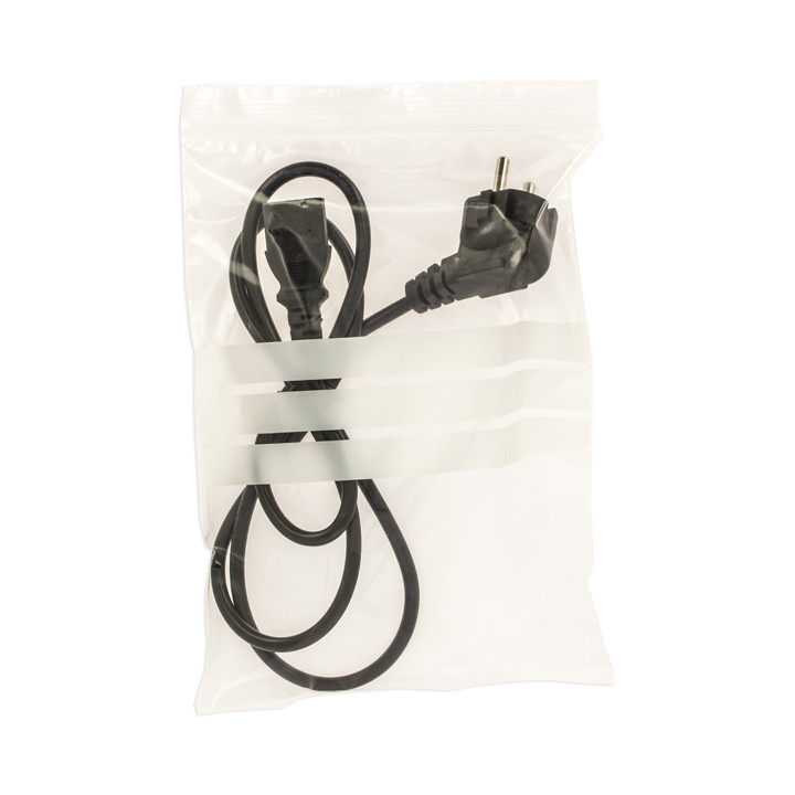 Plastic Zip Bag Autoseal Write-On Block 16x22cm G-160 (1000 Units)