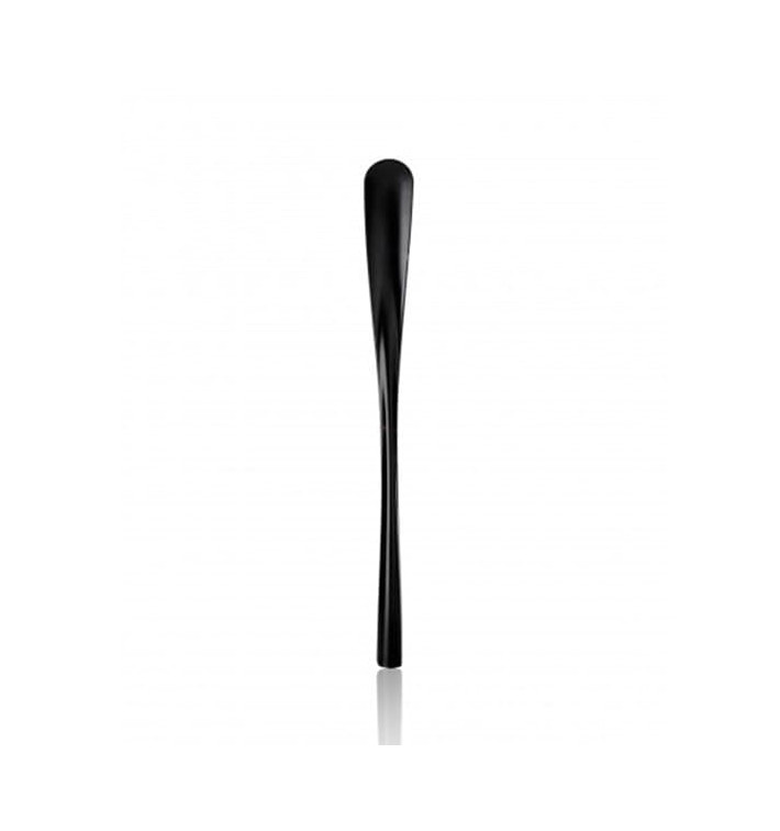 Plastic Teaspoon PS "Stirrer Wave" Black 14,8cm 