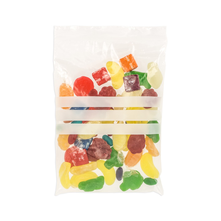 Plastic Zip Bag Seal top Write-On Block 12x18cm G-200 (1000 Units)