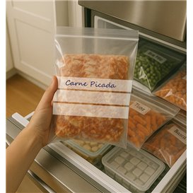 Plastic Zip Bag Seal top Write-On Block 18x25cm G-200 (1000 Units)