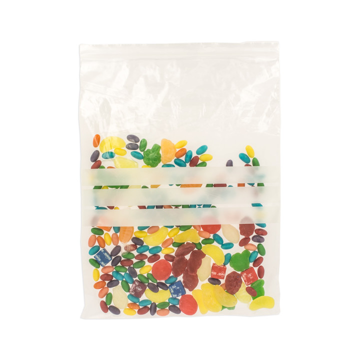 Plastic Zip Bag Seal top Write-On Block 20x30cm G-200 (1000 Units)