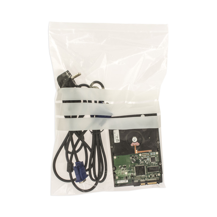 Plastic Zip Bag Seal top Write-On Block 25x35cm G-200 (100 Units)  