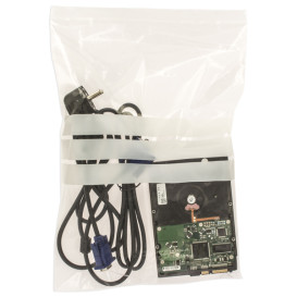 Plastic Zip Bag Seal top Write-On Block 25x35cm G-200 (1000 Units)