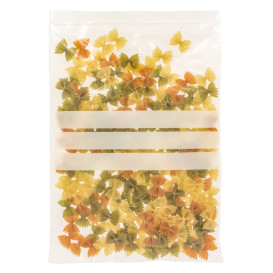 Plastic Zip Bag Seal top Write-On Block 25x35cm G-200 (1000 Units)