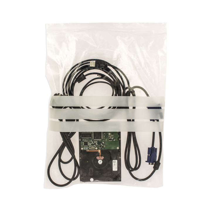Plastic Zip Bag Seal top Write-On Block 30x40cm G-200 (1000 Units)