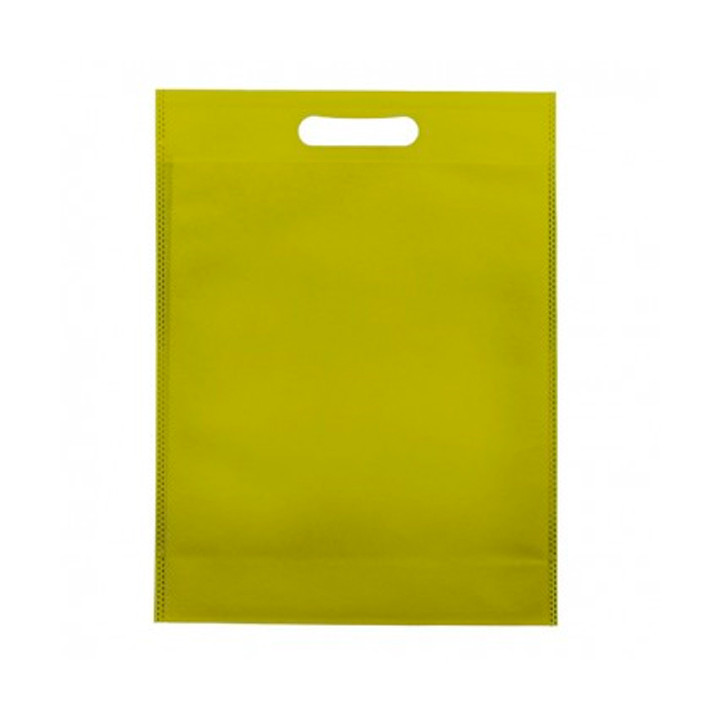 Non-Woven Bag with Die-cut Handles Pistachio 30+10x40cm (200 Units)