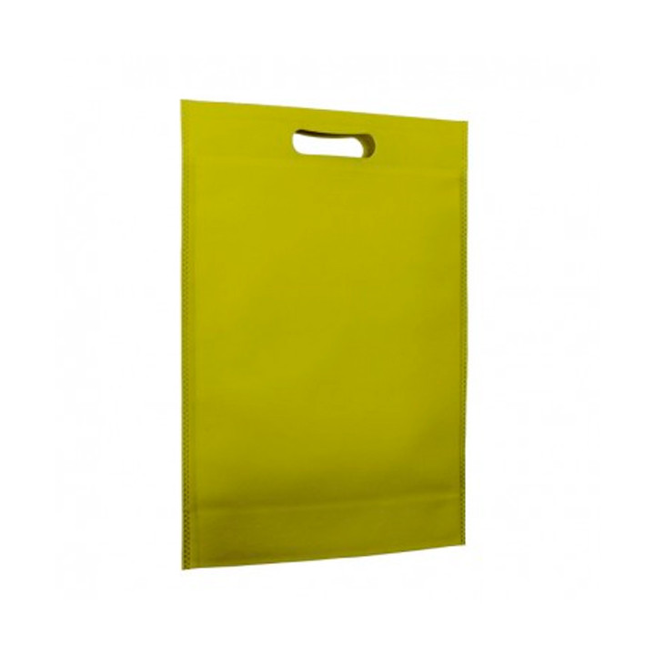 Non-Woven Bag with Die-cut Handles Pistachio 30+10x40cm (200 Units)