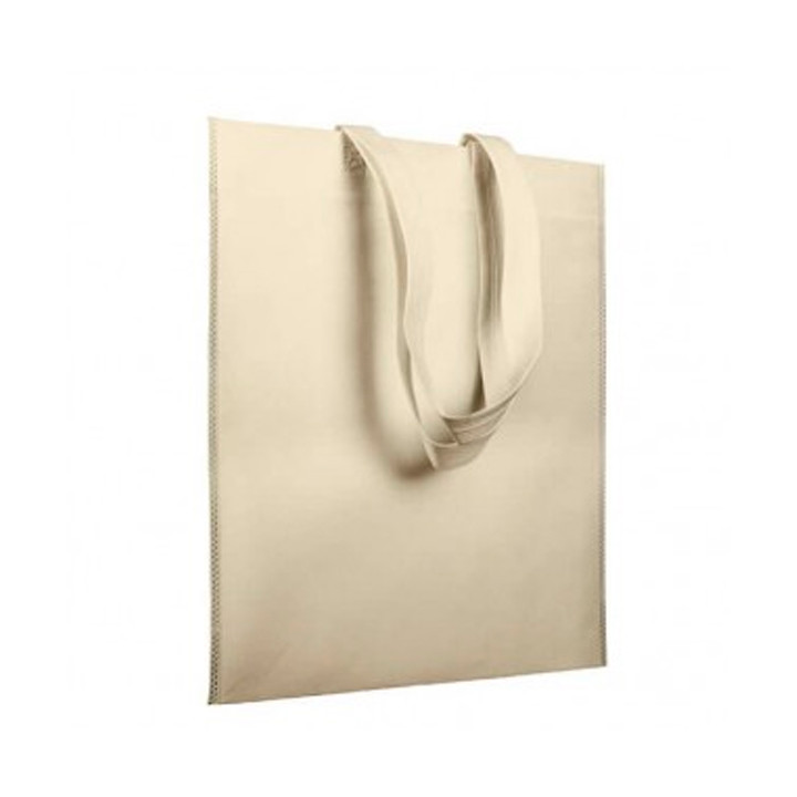 Non-Woven Bag with Short Handles Cream 38x42cm (25 Units)