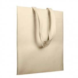 Non-Woven Bag with Short Handles Cream 38x42cm (200 Units)